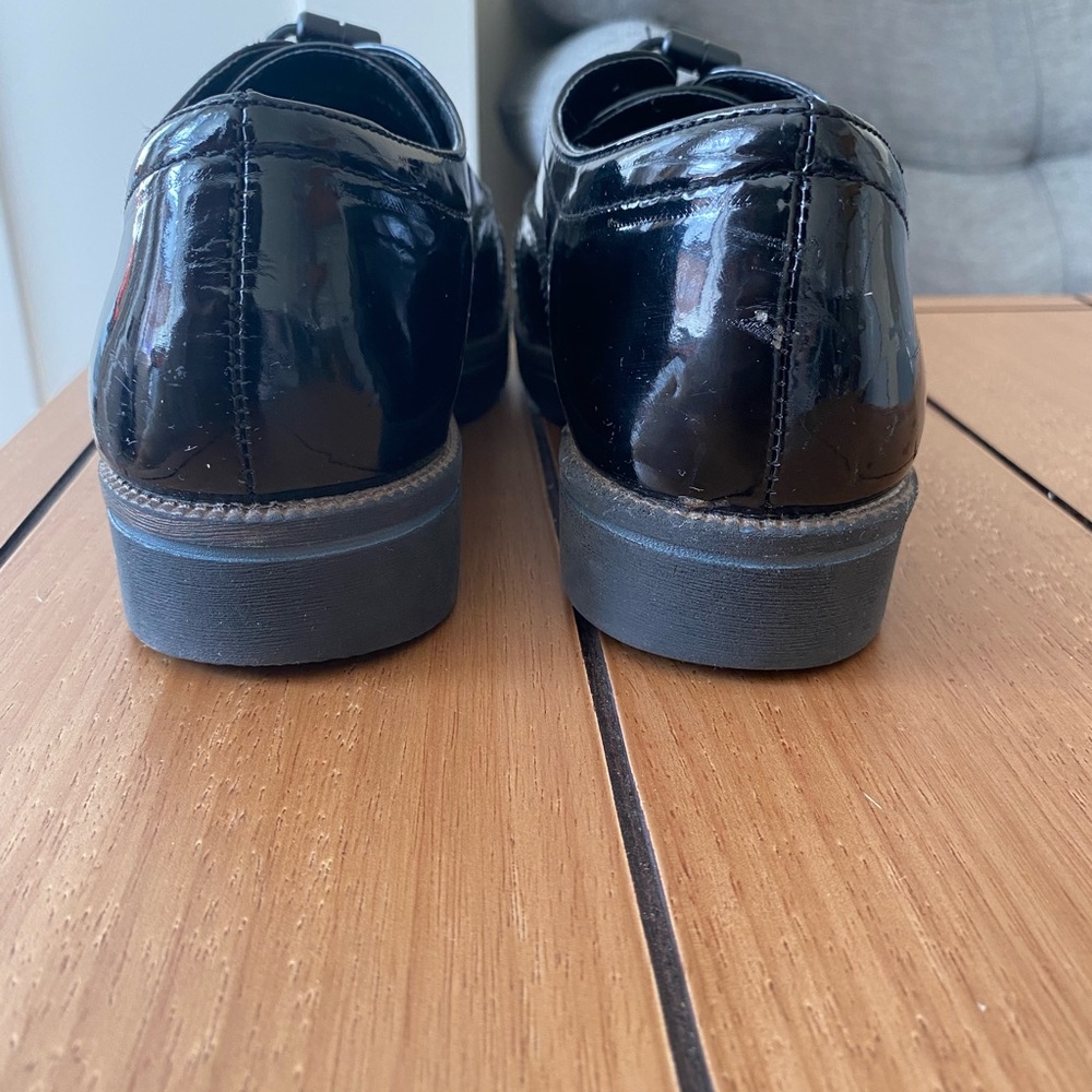 Vintage Shoes Womens, size 6 Black Patent Sneakers - Picture 2 of 7